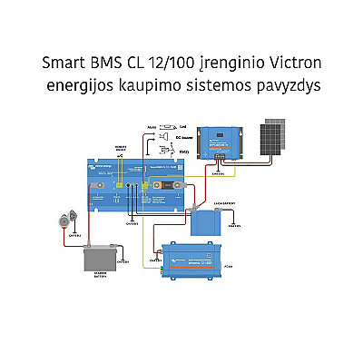 Akumuliatoriaus valdymo sistema Smart BMS Cl 12/200