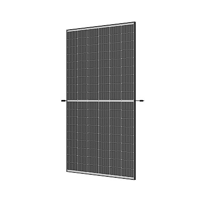 Saulės moduliai Trina 500 W Vertex S+ Dual Glass N-type Juodu rėmu