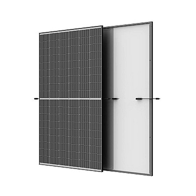 Saulės moduliai Trina 500 W Vertex S+ Dual Glass N-type Juodu rėmu