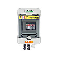 DC prijungimo dėžė su viršįtampių ribotuvu 1000V 2 tipo, 1x PV eilutė, 1x MPPT internetu