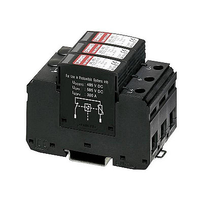 DC viršįtampio ribotuvas Pheonix Contact VAL-MS 1000 DC-PV/2+V