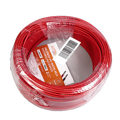 Raudonas kabelis 4 mm² 100 m