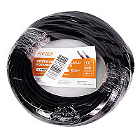 Juodas kabelis 6 mm² 50 m internetu Juodas kabelis 6 mm² 50 m internetu