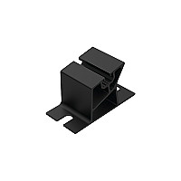 Žemas tvirtinimo laikiklis, aliuminio, juodas internetu Žemas tvirtinimo laikiklis, aliuminio, juodas internetu