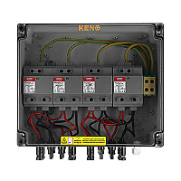 Jungčių dėžė su viršįtampių apsauga Tipas 1+2 DC 12,5kA internetu Jungčių dėžė su viršįtampių apsauga Tipas 1+2 DC 12,5kA internetu