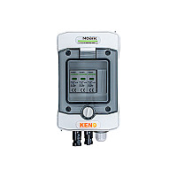 Vienos grandinės DC sujungimo skydelis su Noark T2 tipo 1000 V DC žaibo ir viršįtampių ribotuvu internetu