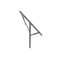 Dviejų atramų pagrindinė atrama, padengta ZM danga (be varžtų). Skirta montuoti modulius dviem vertikaliais išdėstymais, kurių matmenys iki 1800 mm internetu Dviejų atramų pagrindinė atrama, padengta ZM danga (be varžtų). Skirta montuoti modulius dviem vertikaliais išdėstymais, kurių matmenys iki 1800 mm internetu