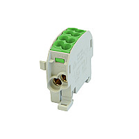 Skirstytuvo blokas 1 potencialo 100 A 4x2,5-25 mm2 žalias internetu