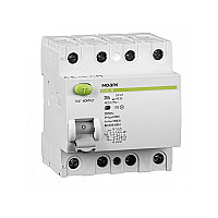 Srovės nuotėkio relė 4 polių 25A AC 30mA Noark internetu Srovės nuotėkio relė 4 polių 25A AC 30mA Noark internetu