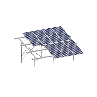 Saulės modulių montavimo sistema žemei​ Budmat 2X5 vertikali