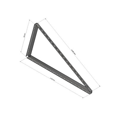 30° Trikampis, skirtas horizontaliam montavimui - Magnelis®