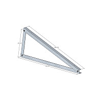 15° Trikampis, skirtas horizontaliam montavimui internetu 15° Trikampis, skirtas horizontaliam montavimui internetu