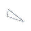 20° Trikampis, skirtas vertikaliam montavimui