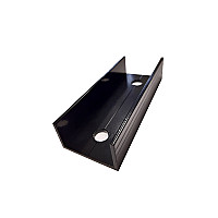 Profilio jungtis  40X40 mm. Juoda internetu Profilio jungtis  40X40 mm. Juoda internetu